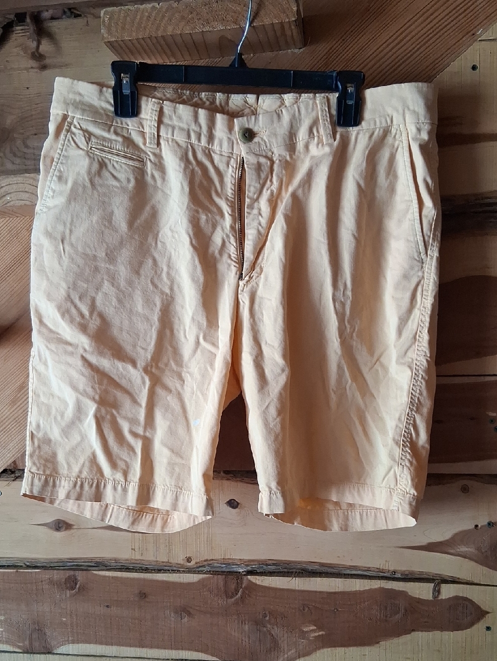 Men's Ballin Casual Shorts in Pale Yellow 36W